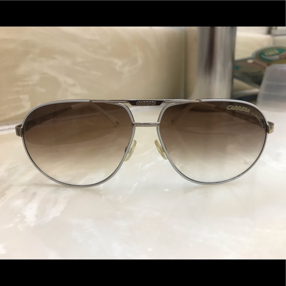 Used white Carrera sunglasses